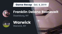 Recap: Franklin Delano Roosevelt vs. Warwick  2019