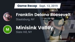 Recap: Franklin Delano Roosevelt vs. Minisink Valley  2019