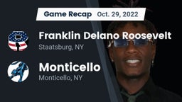 Recap: Franklin Delano Roosevelt vs. Monticello  2022