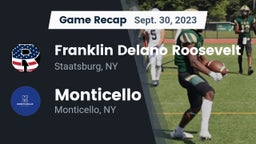 Recap: Franklin Delano Roosevelt vs. Monticello  2023