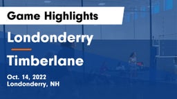 Londonderry  vs Timberlane  Game Highlights - Oct. 14, 2022