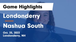 Londonderry  vs Nashua  South Game Highlights - Oct. 25, 2022