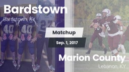 Matchup: Bardstown vs. Marion County  2017