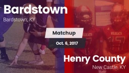 Matchup: Bardstown vs. Henry County  2017
