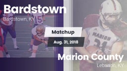 Matchup: Bardstown vs. Marion County  2018