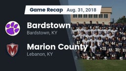 Recap: Bardstown  vs. Marion County  2018