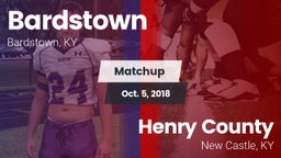 Matchup: Bardstown vs. Henry County  2018
