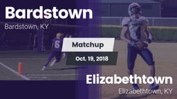 Matchup: Bardstown vs. Elizabethtown  2018