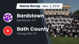Recap: Bardstown  vs. Bath County  2018