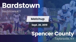 Matchup: Bardstown vs. Spencer County  2019