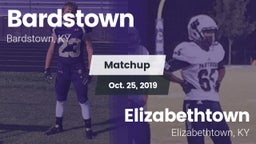 Matchup: Bardstown vs. Elizabethtown  2019