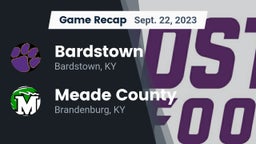 Recap: Bardstown  vs. Meade County  2023