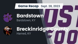 Recap: Bardstown  vs. Breckinridge County  2023