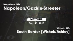 Matchup: Napoleon/Gackle-Stre vs. South Border [Wishek/Ashley]  2016