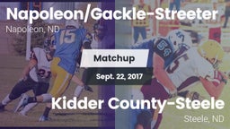 Matchup: Napoleon/Gackle-Stre vs. Kidder County-Steele  2017