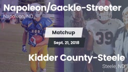 Matchup: Napoleon/Gackle-Stre vs. Kidder County-Steele  2018