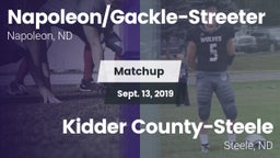 Matchup: Napoleon/Gackle-Stre vs. Kidder County-Steele  2019