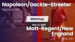 Matchup: Napoleon/Gackle-Stre vs. Mott-Regent/New England  2019