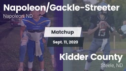 Matchup: Napoleon/Gackle-Stre vs. Kidder County  2020