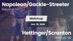Matchup: Napoleon/Gackle-Stre vs. Hettinger/Scranton  2020