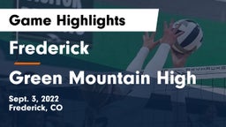 Frederick  vs Green Mountain High  Game Highlights - Sept. 3, 2022
