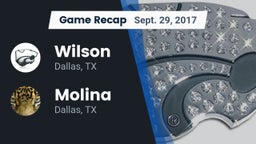 Recap: Wilson  vs. Molina  2017