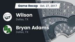Recap: Wilson  vs. Bryan Adams  2017