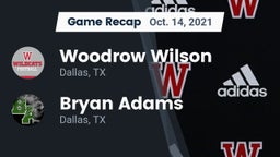 Recap: Woodrow Wilson  vs. Bryan Adams  2021