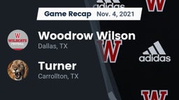 Recap: Woodrow Wilson  vs. Turner  2021