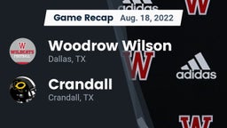 Recap: Woodrow Wilson  vs. Crandall  2022