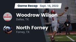 Recap: Woodrow Wilson  vs. North Forney  2022