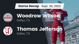 Recap: Woodrow Wilson  vs. Thomas Jefferson  2022