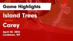 Island Trees  vs Carey  Game Highlights - April 20, 2022