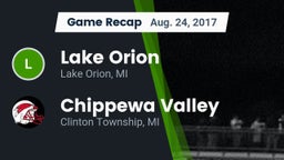 Recap: Lake Orion  vs. Chippewa Valley  2017
