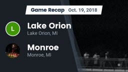 Recap: Lake Orion  vs. Monroe  2018