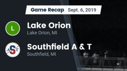 Recap: Lake Orion  vs. Southfield A & T 2019