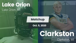 Matchup: Lake Orion vs. Clarkston  2020