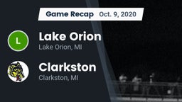Recap: Lake Orion  vs. Clarkston  2020