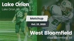 Matchup: Lake Orion vs. West Bloomfield  2020