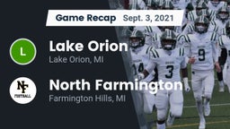 Recap: Lake Orion  vs. North Farmington  2021