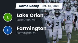 Recap: Lake Orion  vs. Farmington  2023