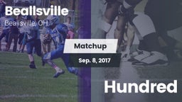 Matchup: Beallsville vs. Hundred  2017