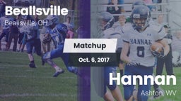 Matchup: Beallsville vs. Hannan  2017