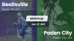 Matchup: Beallsville vs. Paden City  2017