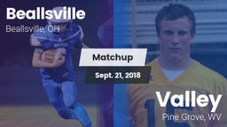 Matchup: Beallsville vs. Valley  2018