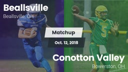 Matchup: Beallsville vs. Conotton Valley  2018