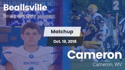 Matchup: Beallsville vs. Cameron  2018