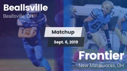 Matchup: Beallsville vs. Frontier  2019