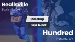 Matchup: Beallsville vs. Hundred  2019