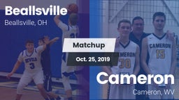 Matchup: Beallsville vs. Cameron  2019